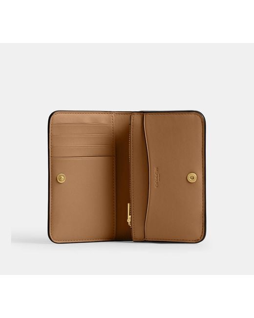 COACH White Essential Slim Card Case