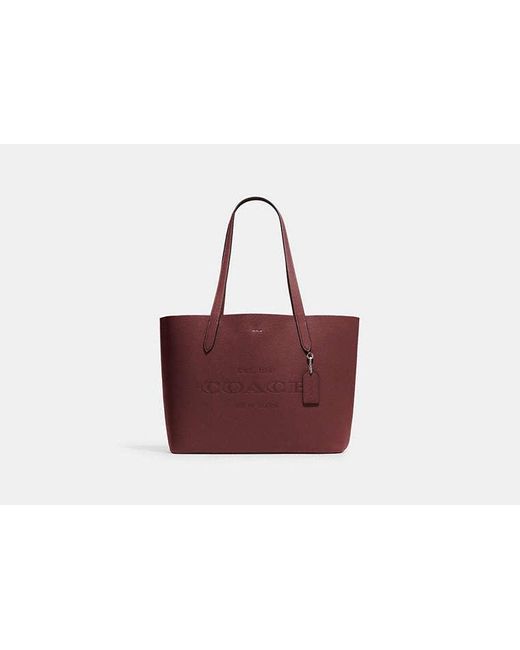 COACH Red Cameron Tote