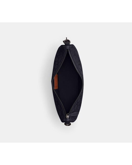 COACH Black Hall Soft Sling Bag for men