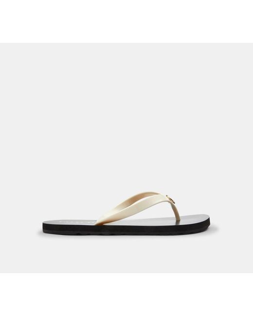 COACH Black Zayn Flip Flop