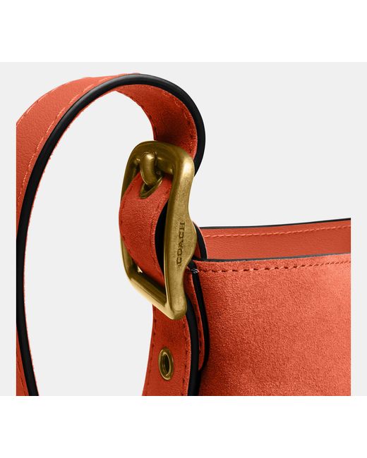 COACH Black Bleecker Bucket Bag 21