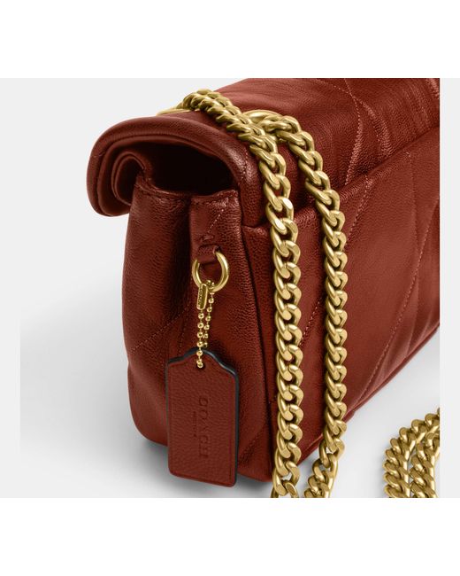 COACH Brown Tabby Shoulder Bag 26 With Quilting