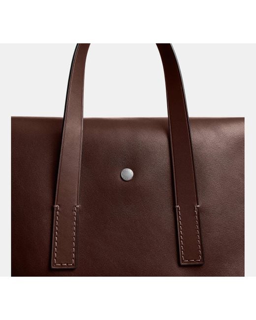 COACH Brown Flatiron Portfolio for men