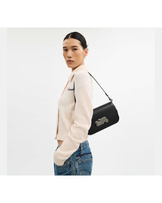 Borsa A Tracolla Harper di COACH in Black