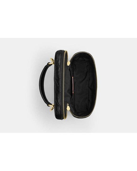 COACH Black Rainer Crossbody Bag 18 With Quilting