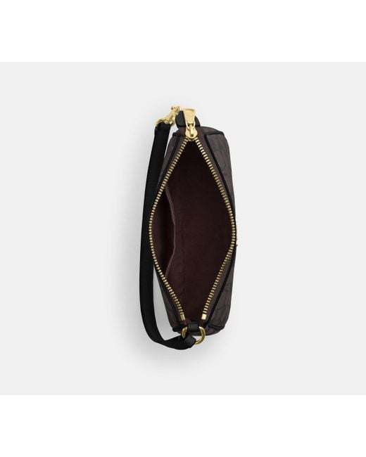 COACH Black Nolita 19 Aus Signature-Canvas