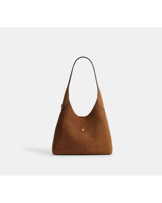 Borsa A Tracolla Brooklyn 28 di COACH in Black