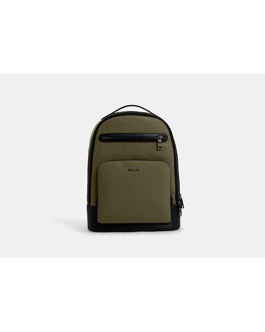 COACH Green Ethan Backpack for men