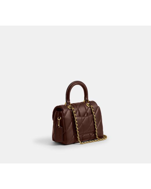 COACH Black Tabby Top Handle Bag