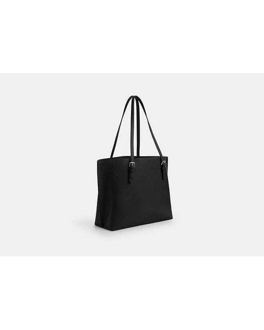 COACH Black Mollie Tote Bag