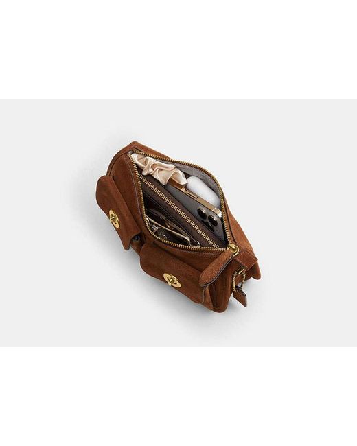 Sac Waverly À Double Fermeture Turnlock COACH en coloris Black