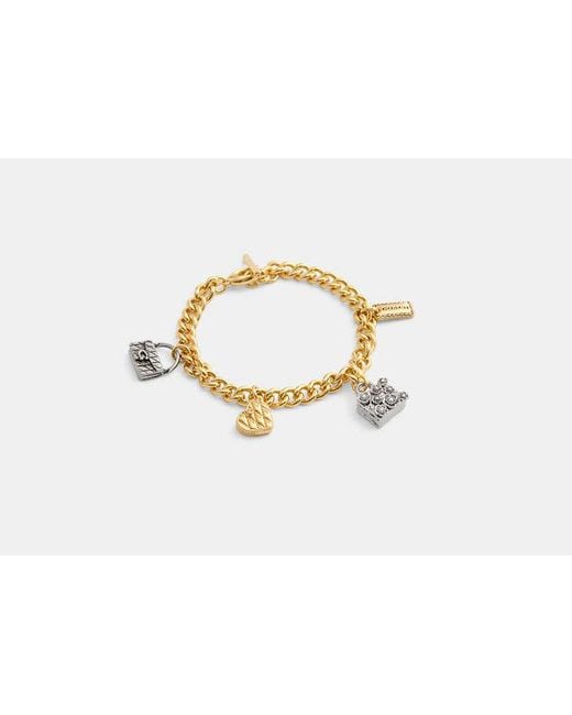 COACH Black Handbag Charm Bracelet