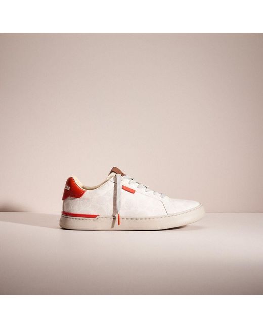 COACH Pink Restored Lowline Low Top Sneaker for men