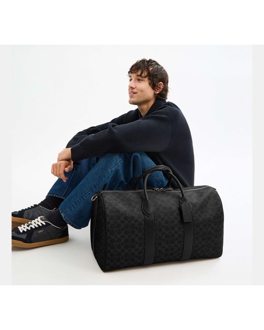 COACH Black Compass Bag 50