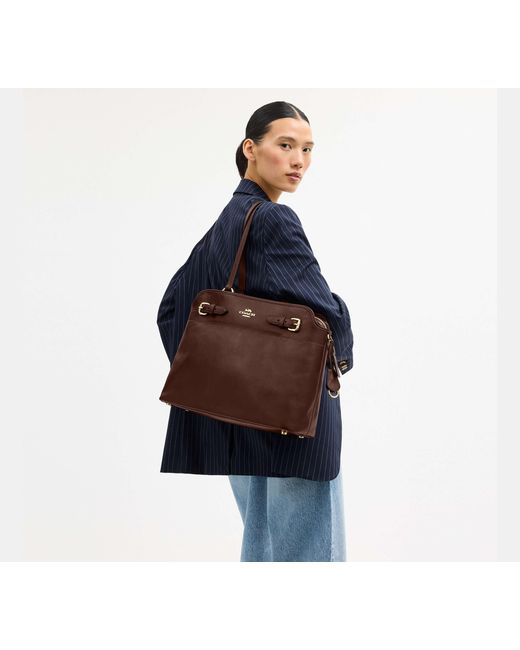 COACH Brown Easton Tote Bag