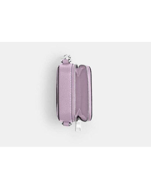 Porté-croisé style pochette COACH en coloris Purple