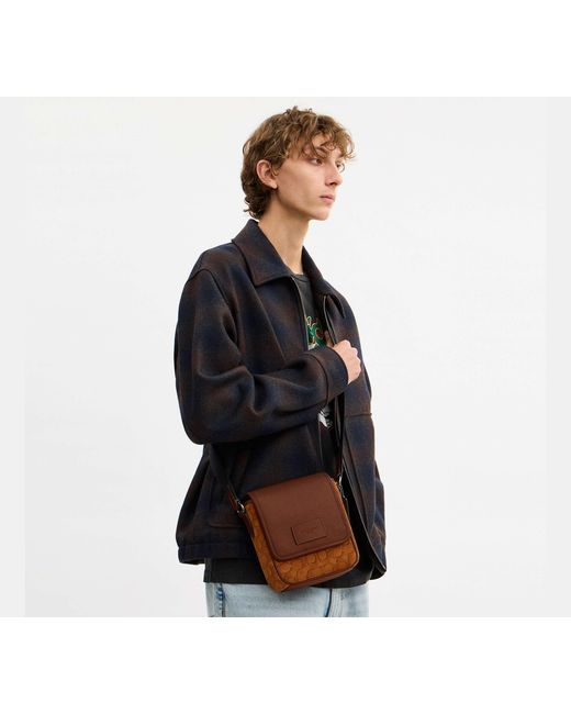 COACH Black Lucas Crossbody Bag for men