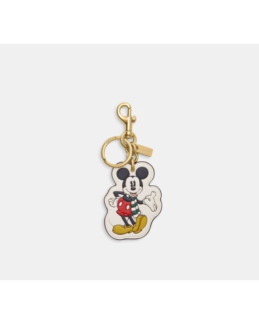 Charm para bolso de Mickey Mouse Disney X Coach COACH de color White