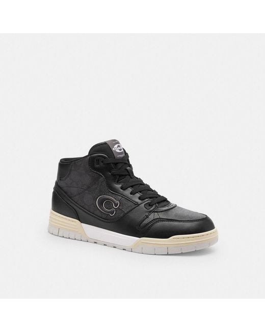 COACH Mid-top Soho Sneaker Charcoal/black for men