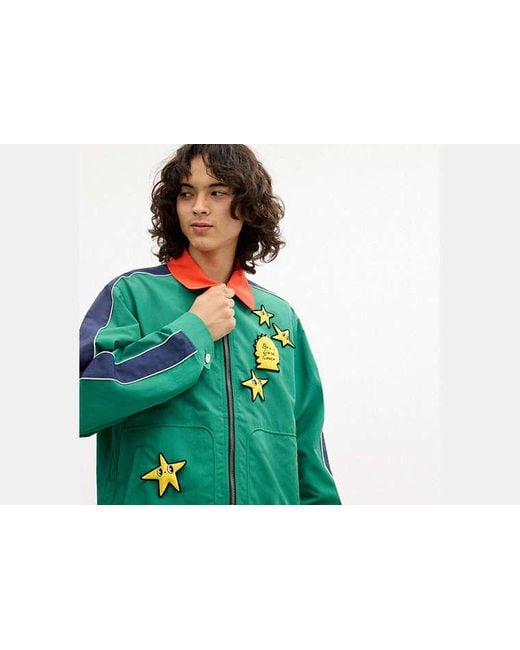 Coach COACH de hombre de color Green