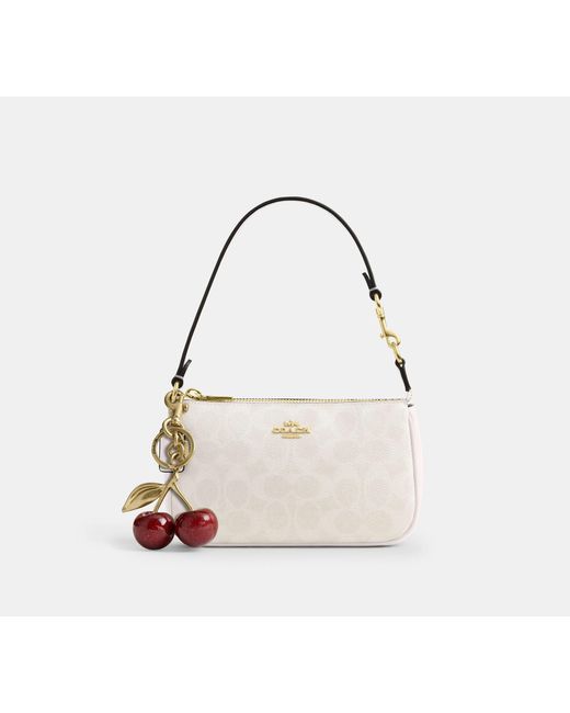 COACH Black Nolita 19 In Signature Canvas