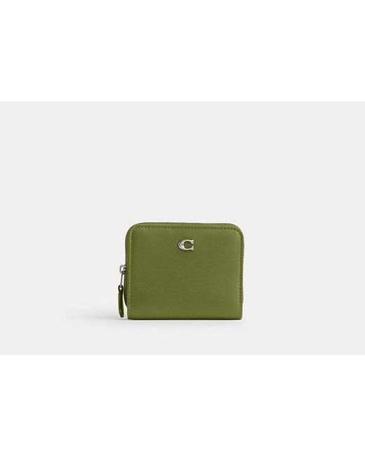 COACH Green Billfold Wallet