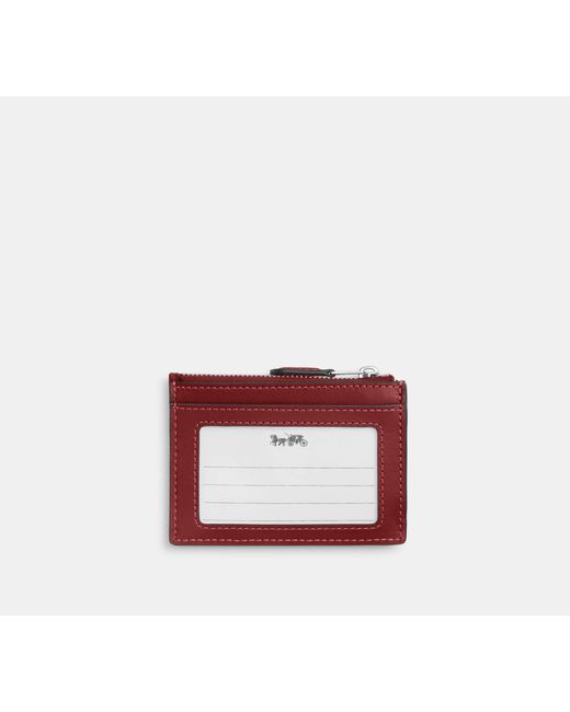 COACH Red Mini Id Case