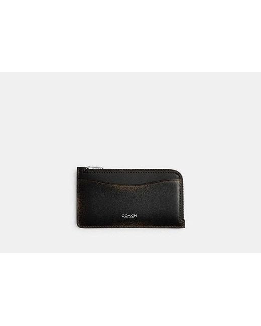 Porta Carte Di Credito di COACH in Black