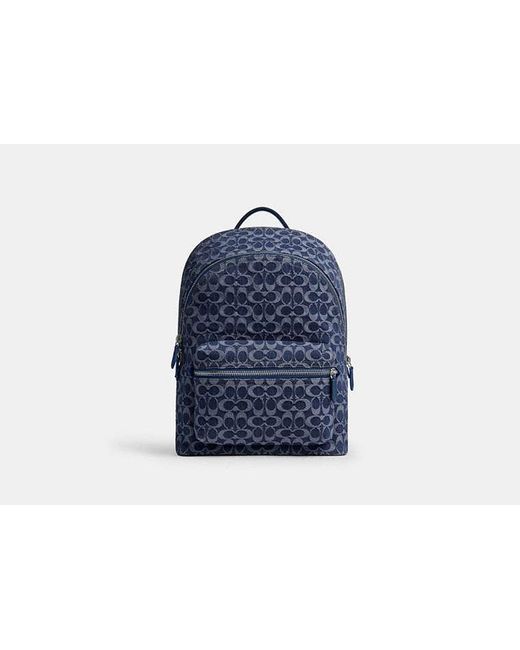 COACH Blue Backpacks for men