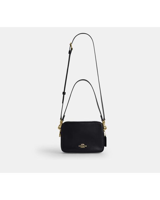 COACH Black Carey Crossbody Bag