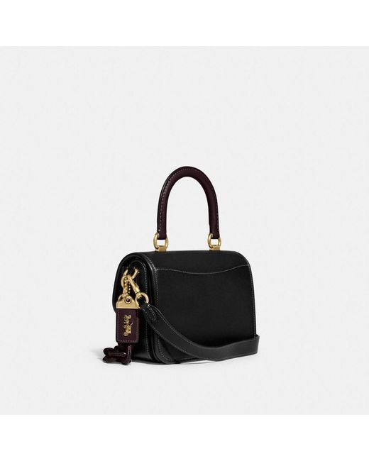 COACH Rogue Top Handle In Colorblock in Black | Lyst