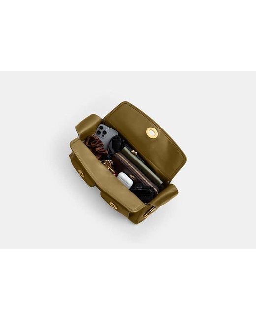 Sac Haversack À Fermeture Turnlock COACH en coloris Black