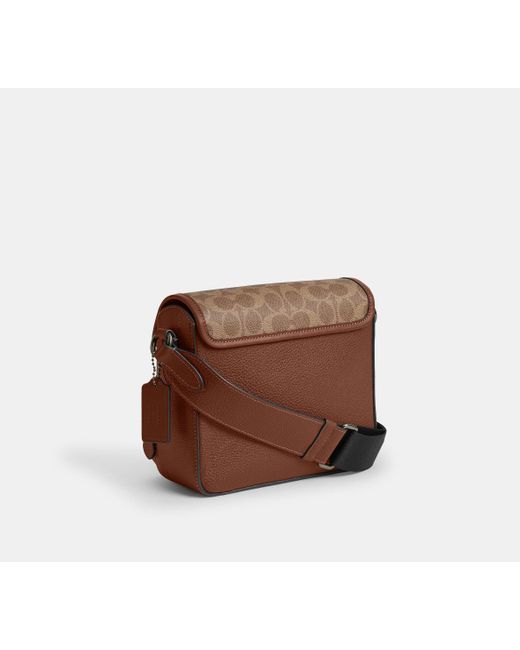 Borsa A Tracolla di COACH in Black da Uomo