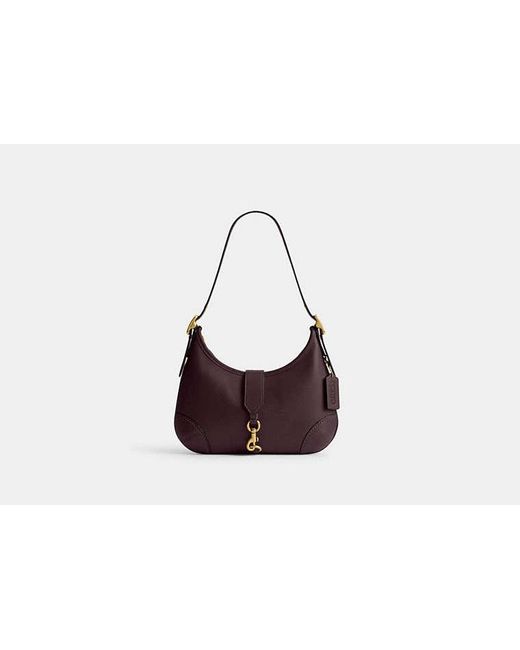 COACH Black Hamptons Hobo Bag