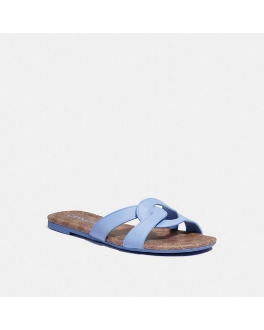 COACH Blue Essie Sandal