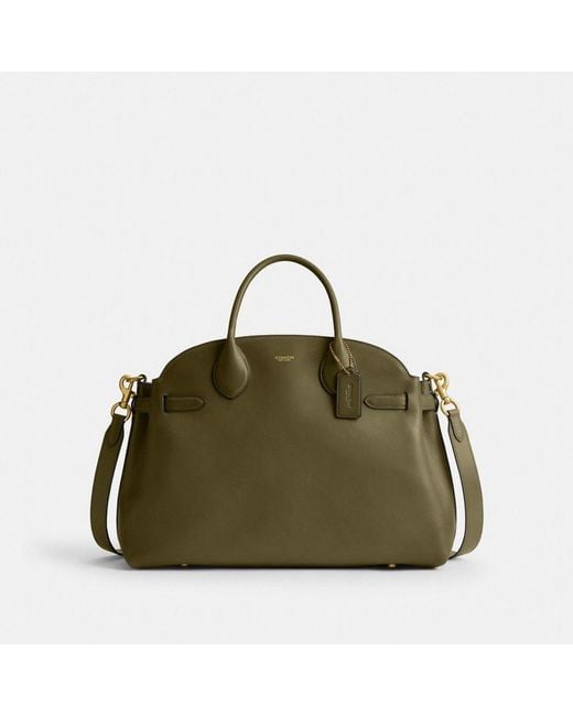 COACH Green Soft Empire Carryall Bag 40
