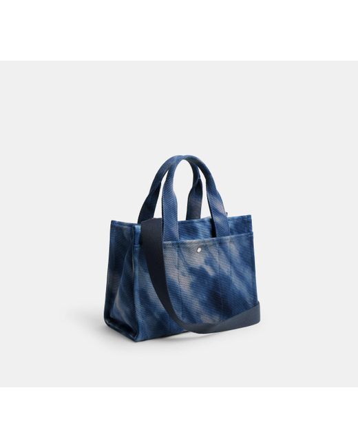 COACH Cargo Tote Bag 26 With Tie Dye /blue | Canvas