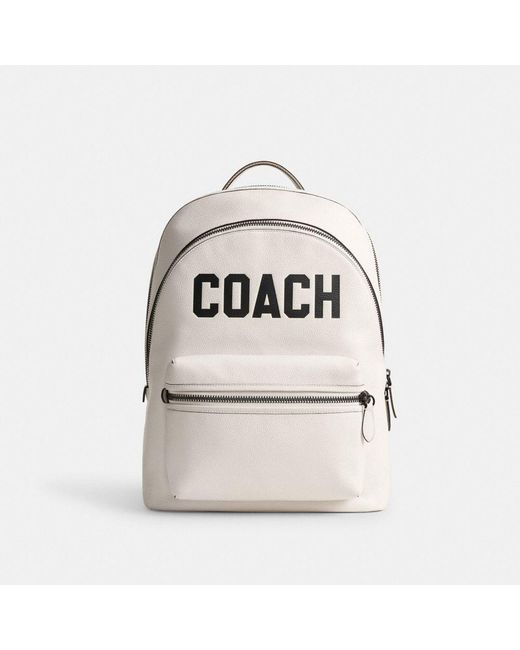 COACH Natural Charter Backpack With Graphic for men