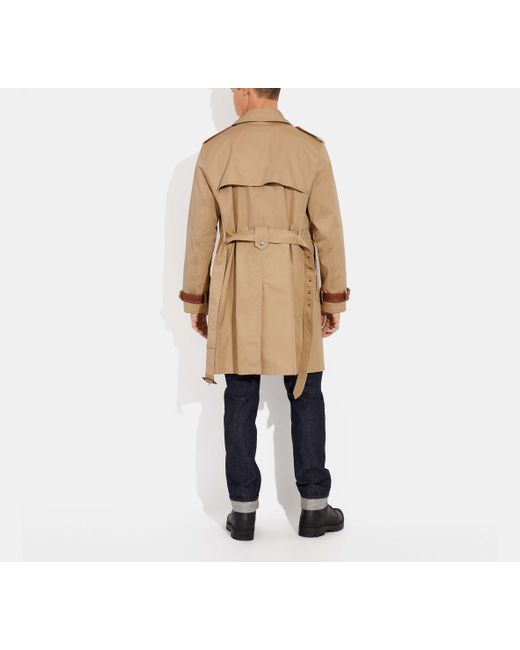 COACH Natural Trench for men