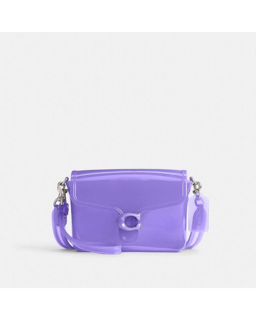 COACH Purple Jelly Tabby Bag