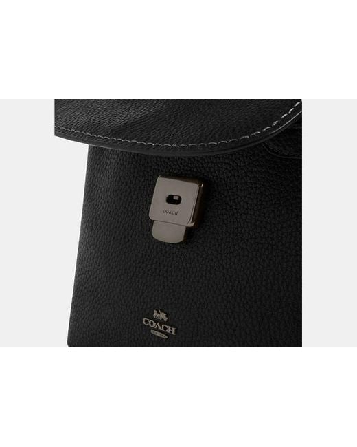 COACH Black Emory Top Handle Bag