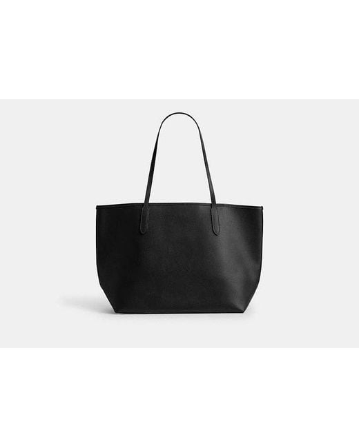 COACH Black City Tote Bag