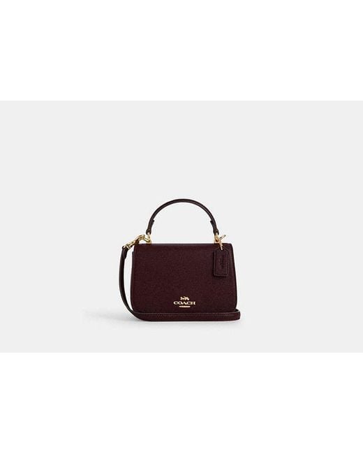 COACH Lysa Top Handle Bag in Black Lyst