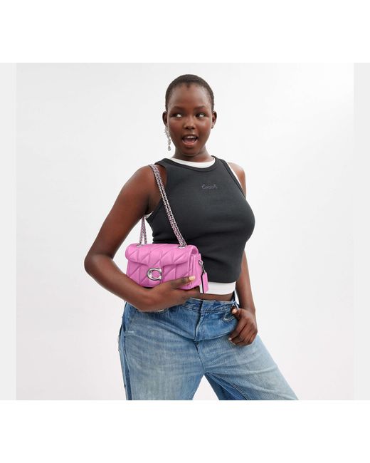 COACH Black Tabby Shoulder Bag 26