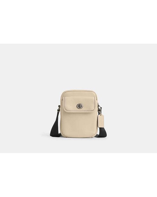 COACH Black Turnlock Crossbody Bag for men