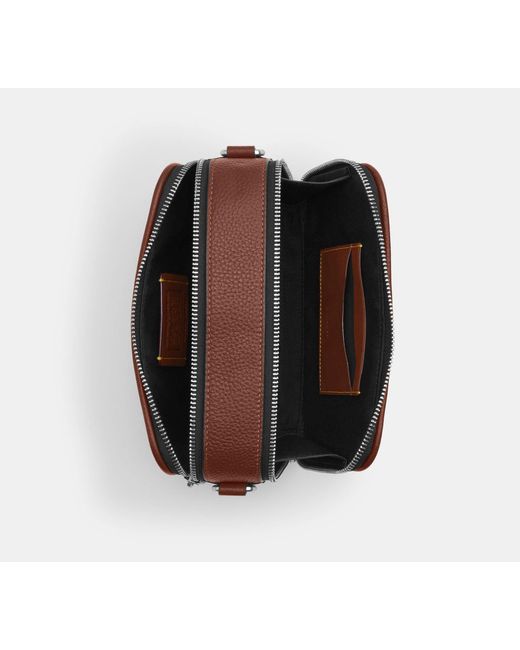 COACH Brown Wyatt Crossbody Bag for men