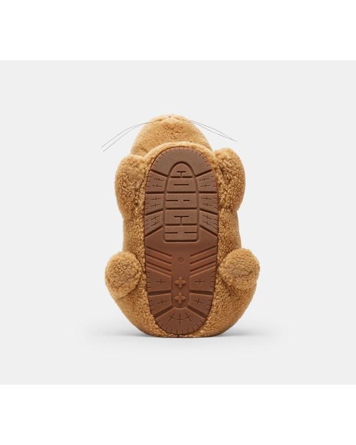 COACH Black Bunny Slipper