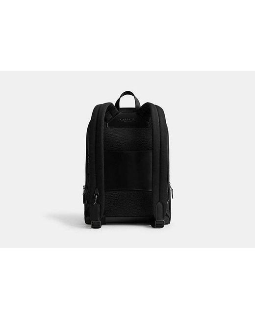 COACH Black Gotham Backpack for men