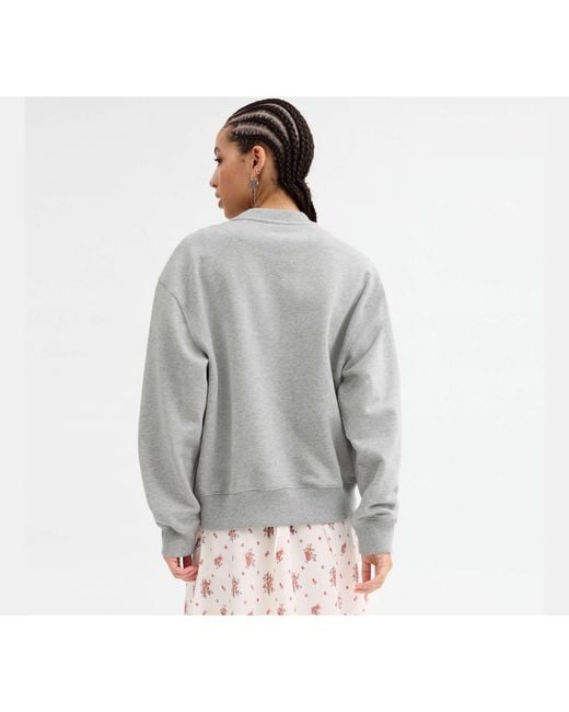 COACH Black Sporty Boyfriend Crewneck Sweatshirt