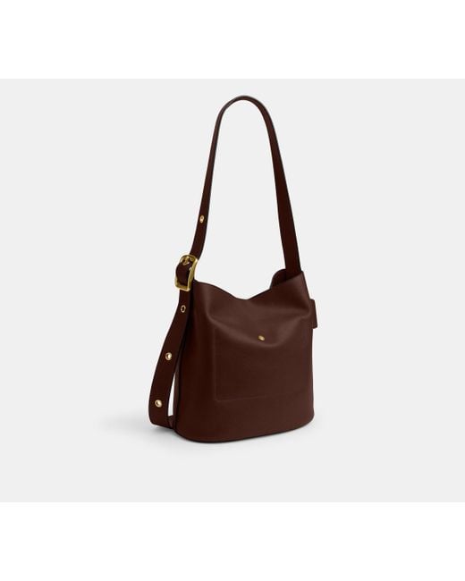 Borsa A Secchiello Bleecker di COACH in Black